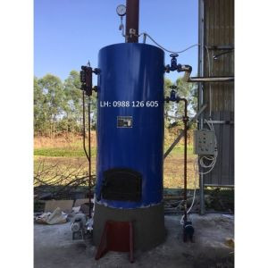 Nồi Hơi Công Nghiệp Đốt Than Củi 300kg/H - Nồi Hơi Đông Anh Sản Xuất