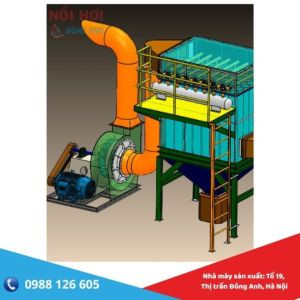 Hút Bụi Công Nghiệp, Lọc Bụi Túi Vải, Hút Bụi Nhà Xưởng - 0988 126 605