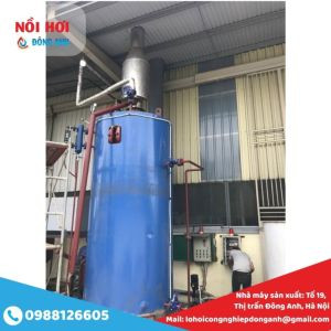 Nồi Hơi Đốt Than Củi 750kg/H - 0988126605