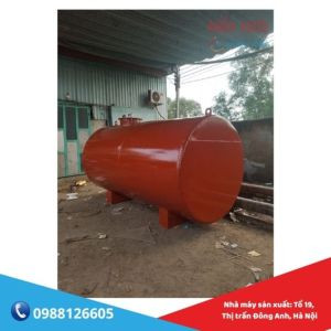 Chế Tạo Bôn Thép, Bồn Chứa Dầu 7m3, Téc Chứa Dầu 7m3 -0988126605